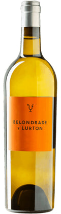 botella de belondrade y lurton vino blanco rueda