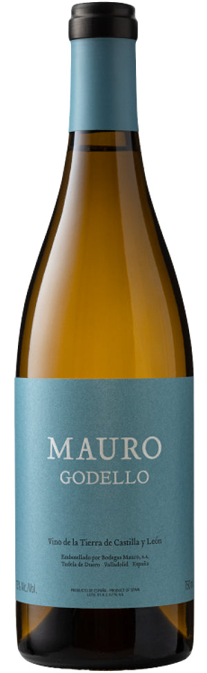 botella de vino blanco mauro godello bodegas mauro castilla leon españa