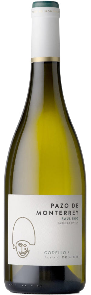 botella de vino blanco Pazo de Monterrey Raúl Boo Godello de monterrei galicia españa