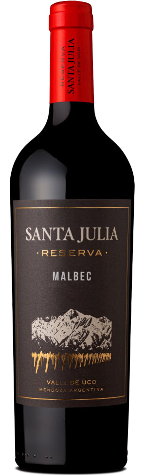 santa julia malbec reserva vino tinto mendoza argentina