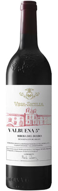 botella vino tinto valbuena 5 año bodega vega sicilia ribera duero españa