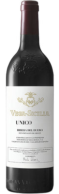 botella de vino tinto vega sicilia unico ribera duero castilla leon españa